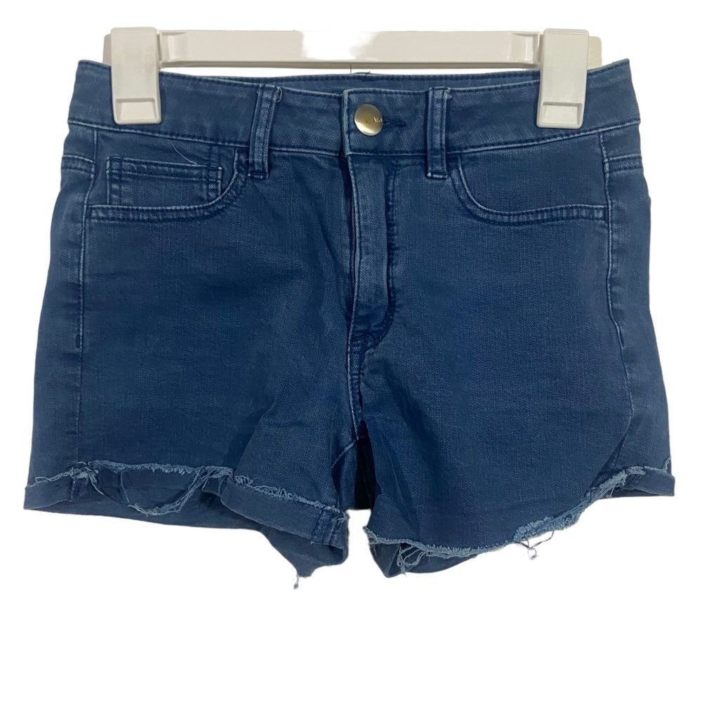 American Eagle Navy High Waisted Jean Shorts